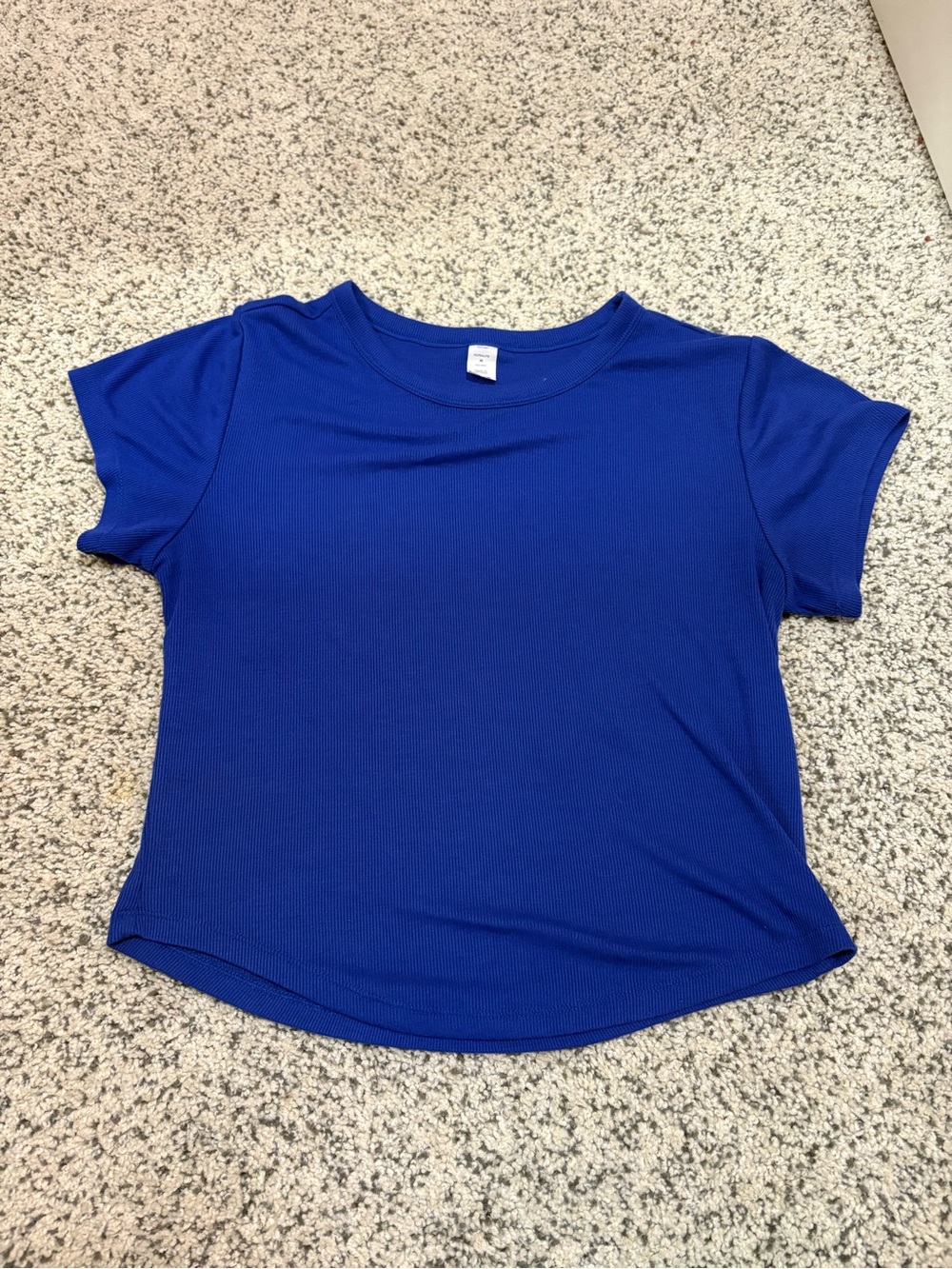 Everyday Crewneck Short Sleeve Tee in Cobalt Blue